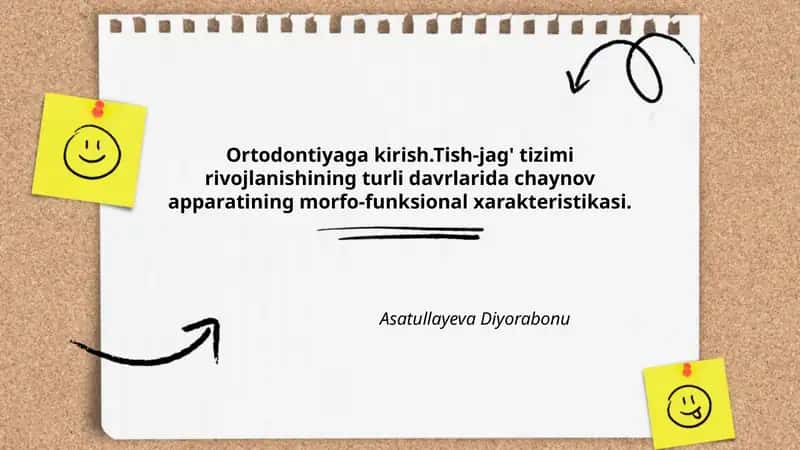 Ortodontiyaga kirish