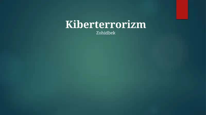Kiberterrorizm