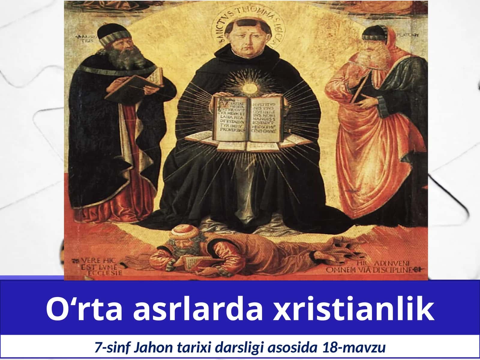 7-sinf Jahon tarixi O'rta asrlarda xristianlik dars taqdimot
