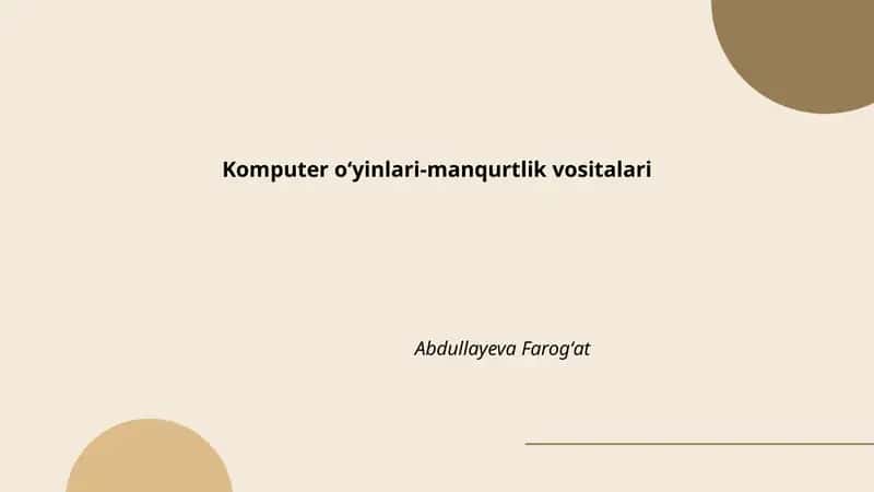 Komputer oʻyinlari-manqurtlik vositalari