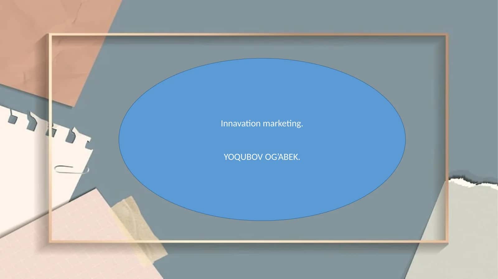 Reja: 1.Innovation marketingvabozor