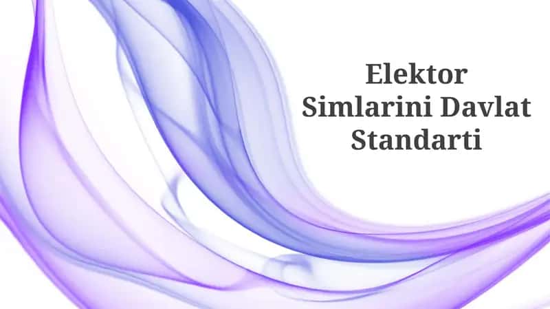 Elektor Simlarini Davlat Standarti