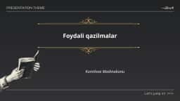Foydali qazilmalar turlari