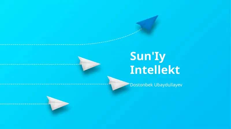 Sun'Iy Intellekt