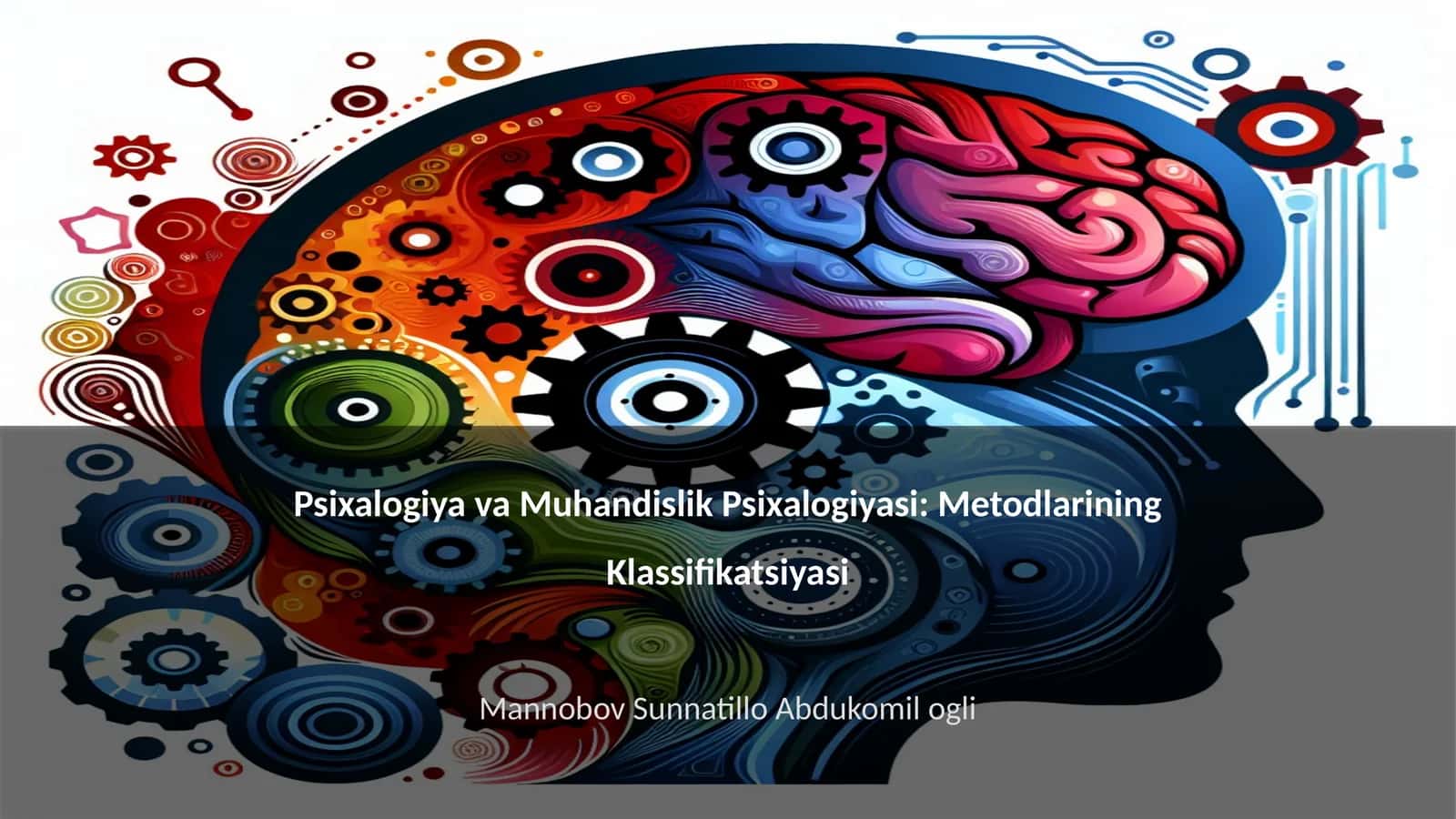Psixalogiya va Muhandislik Psixalogiyasi: Metodlarining Klassifikatsiyasi