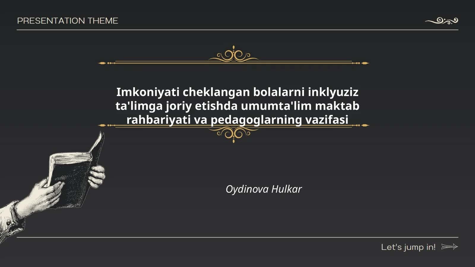 Inkluziv ta'limning mohiyati va maqsadi