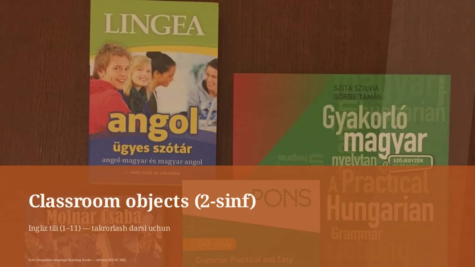 Classroom objects (2-sinf)