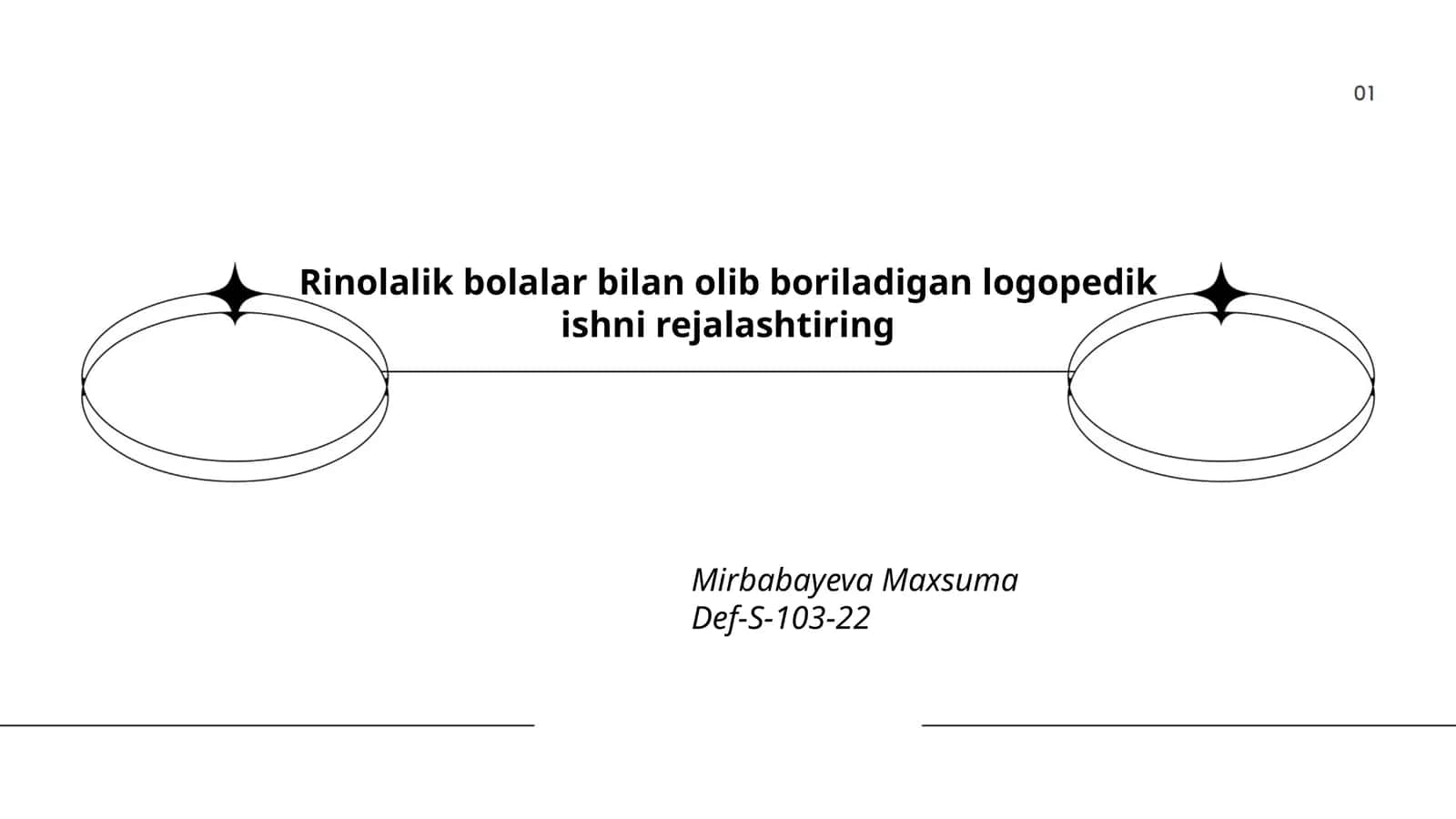 Rinolalik bolalar bilan olib boriladigan logopedik ish