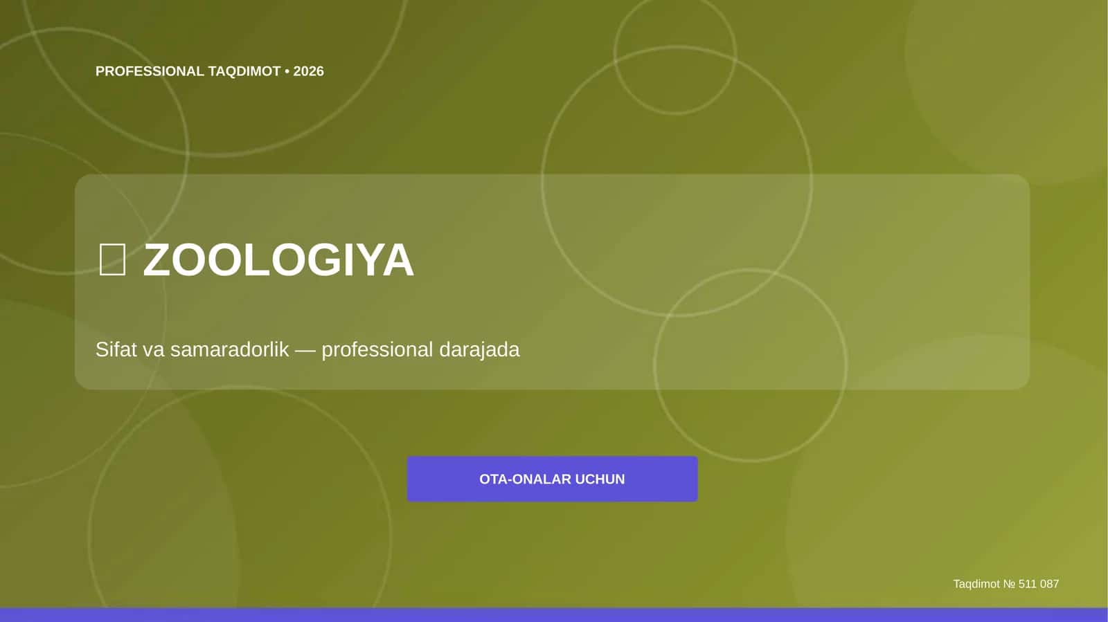 ZOOLOGIYA