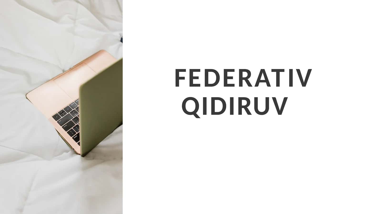 FEDERATIV QIDIRUV