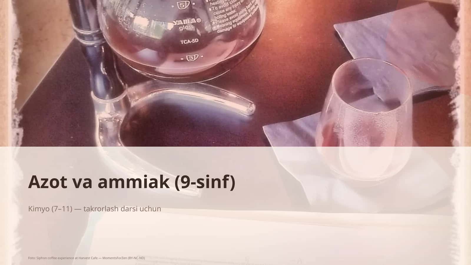 Azot va ammiak (9-sinf)
