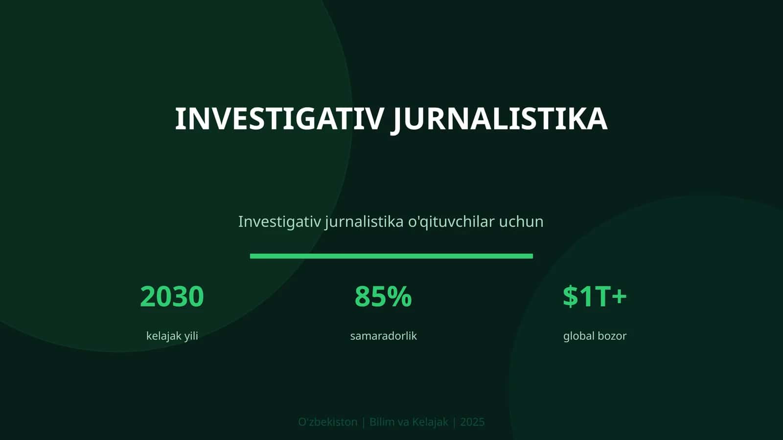 INVESTIGATIV JURNALISTIKA