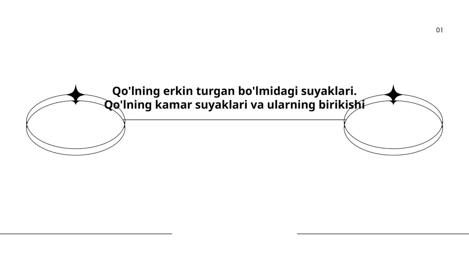 Qo'lning erkin turgan bo'lmidagi suyaklari