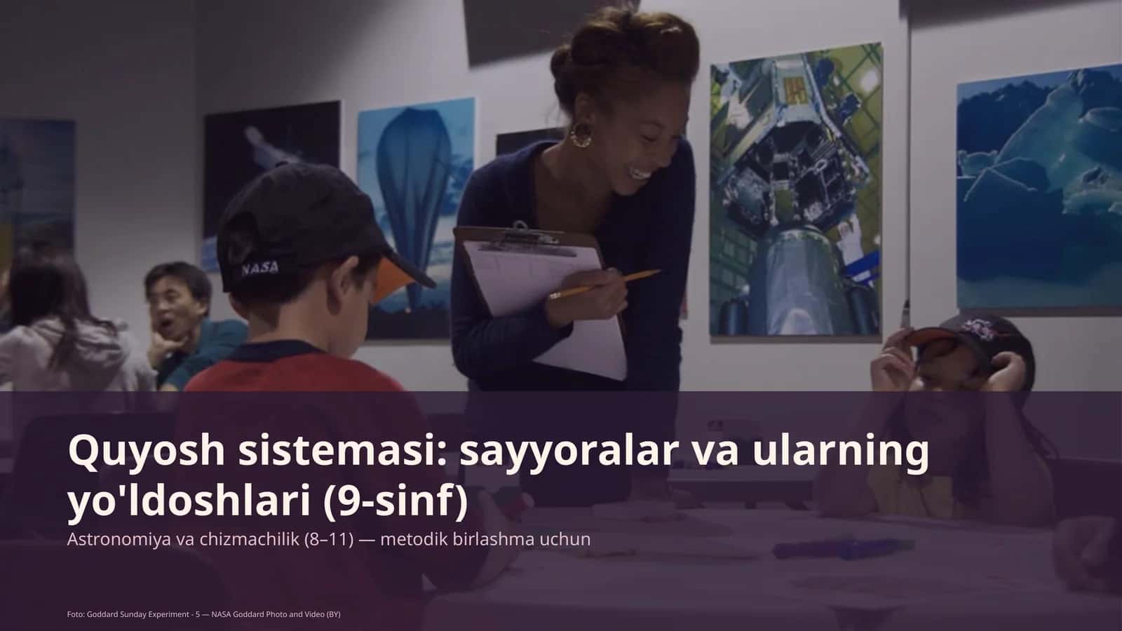 Quyosh sistemasi: sayyoralar va ularning yo'ldoshlari (9-sinf)