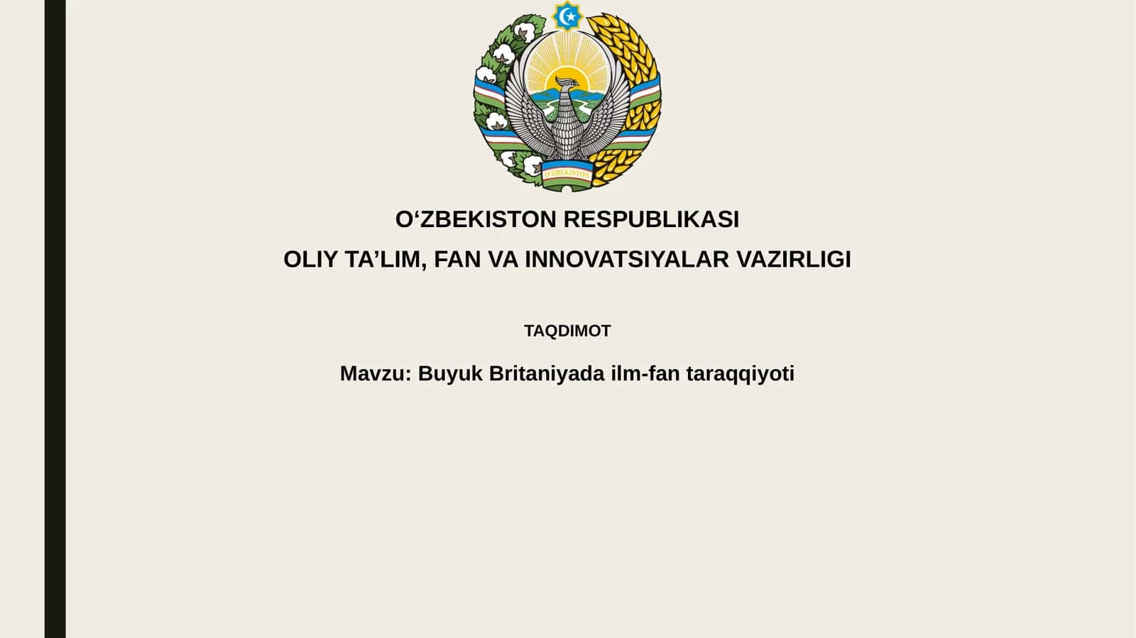Buyuk Britaniyada ilm-fan tarixi