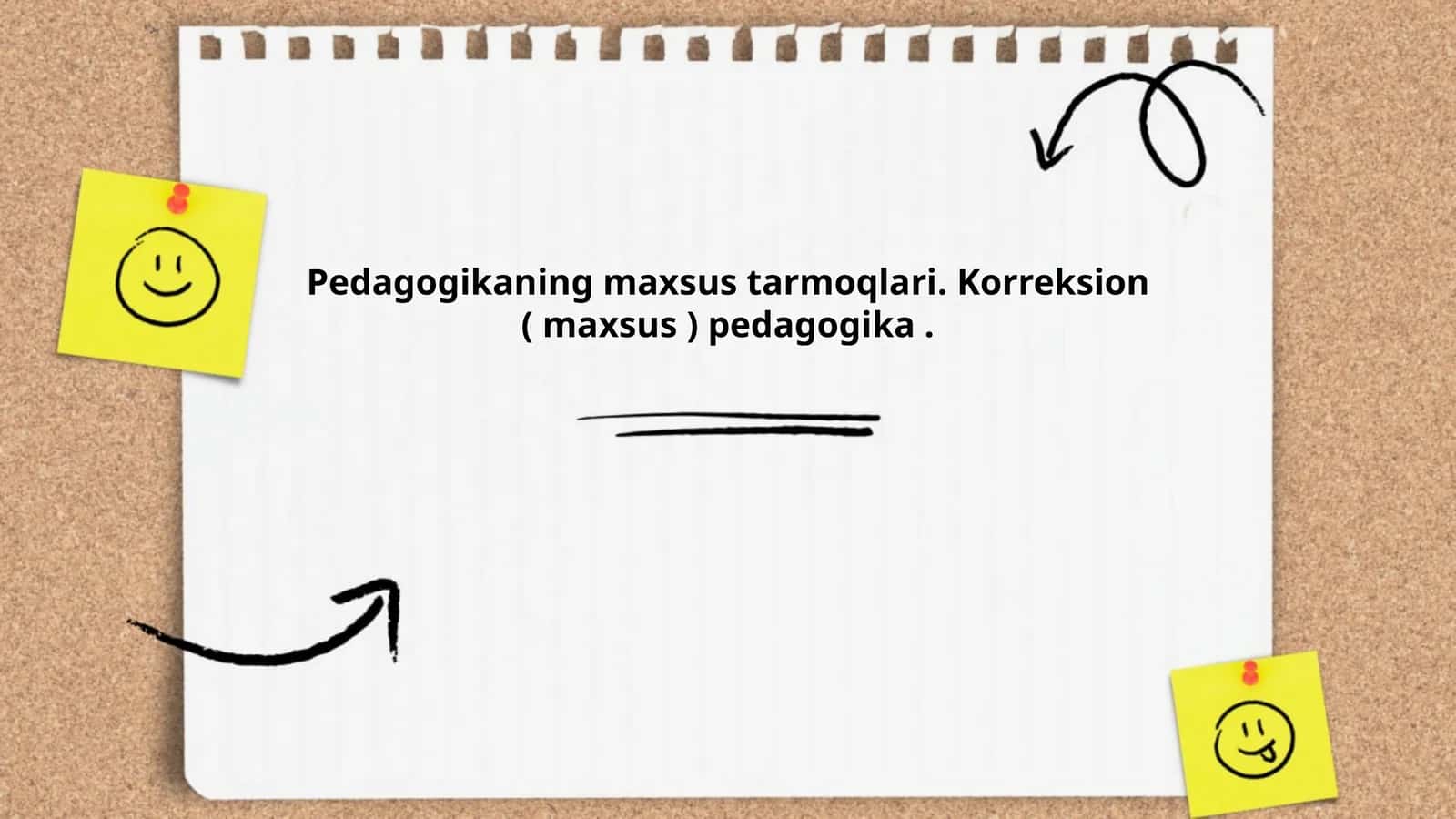 Korreksion (maxsus) pedagogika