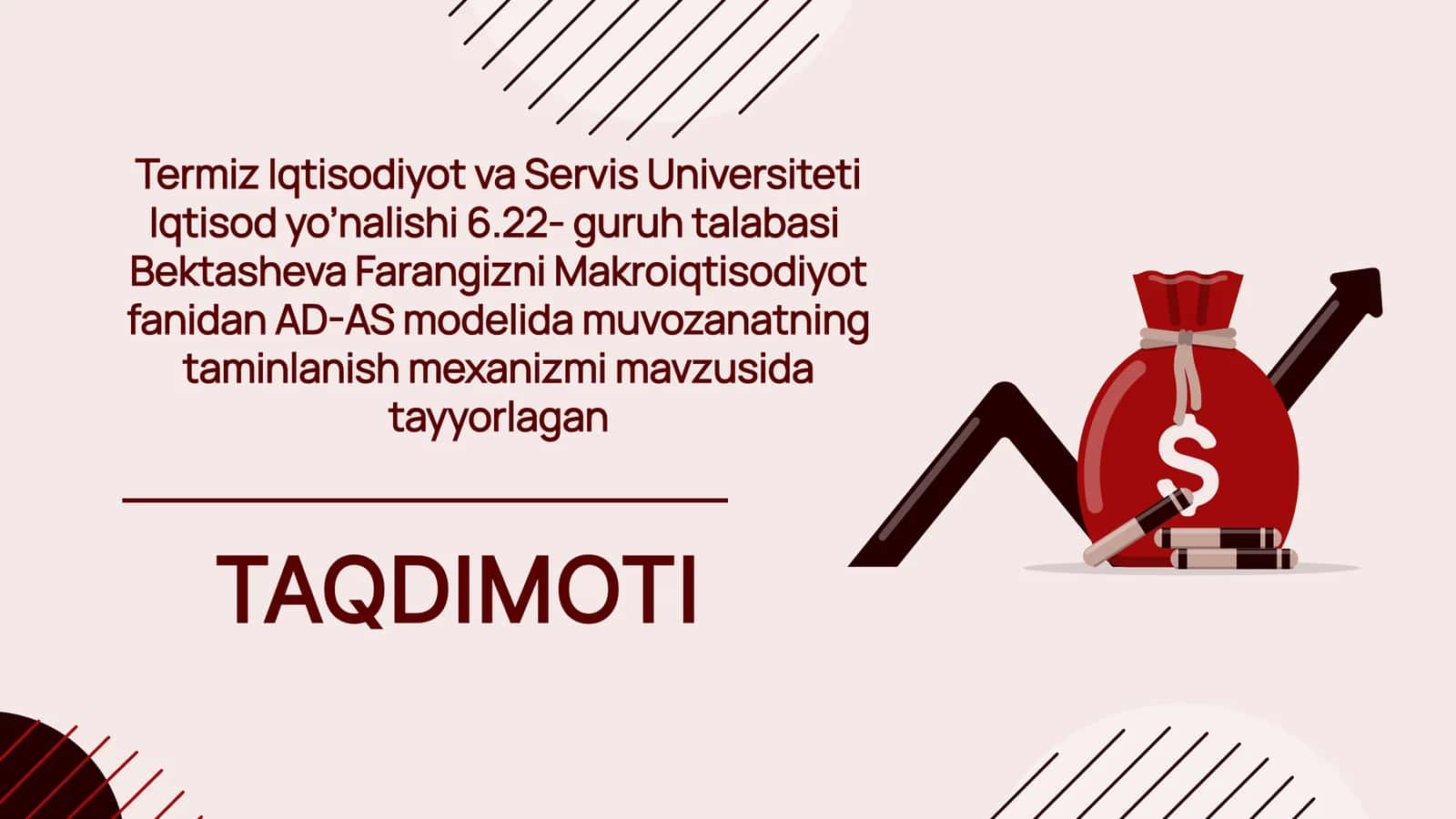 AS va AD modeli haqida umumiy tushuncha