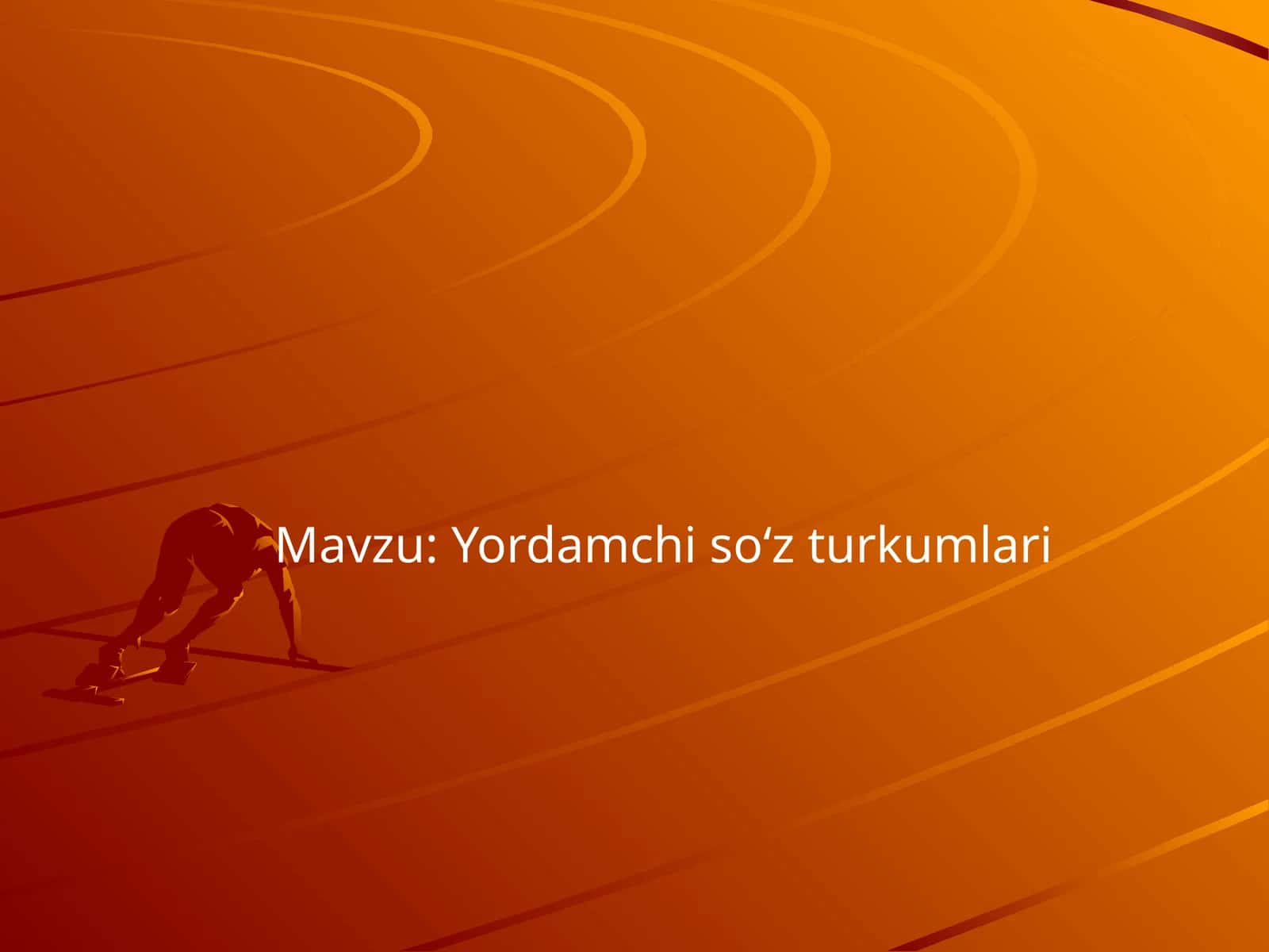 Yordamchi soʻz turkumlari