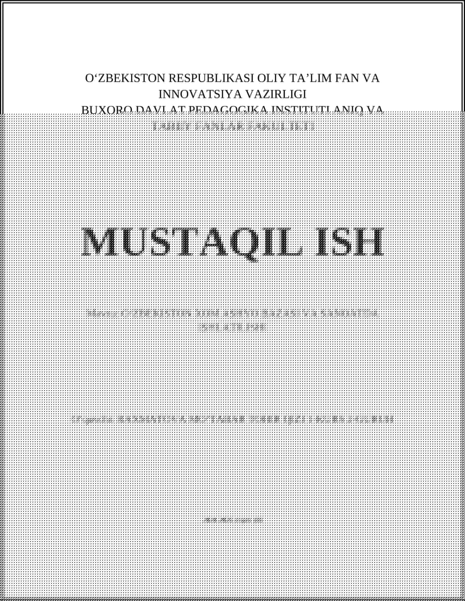 O‘zbekiston Xom Ashyo Bazasi va Sanoatda Ishlatilishi