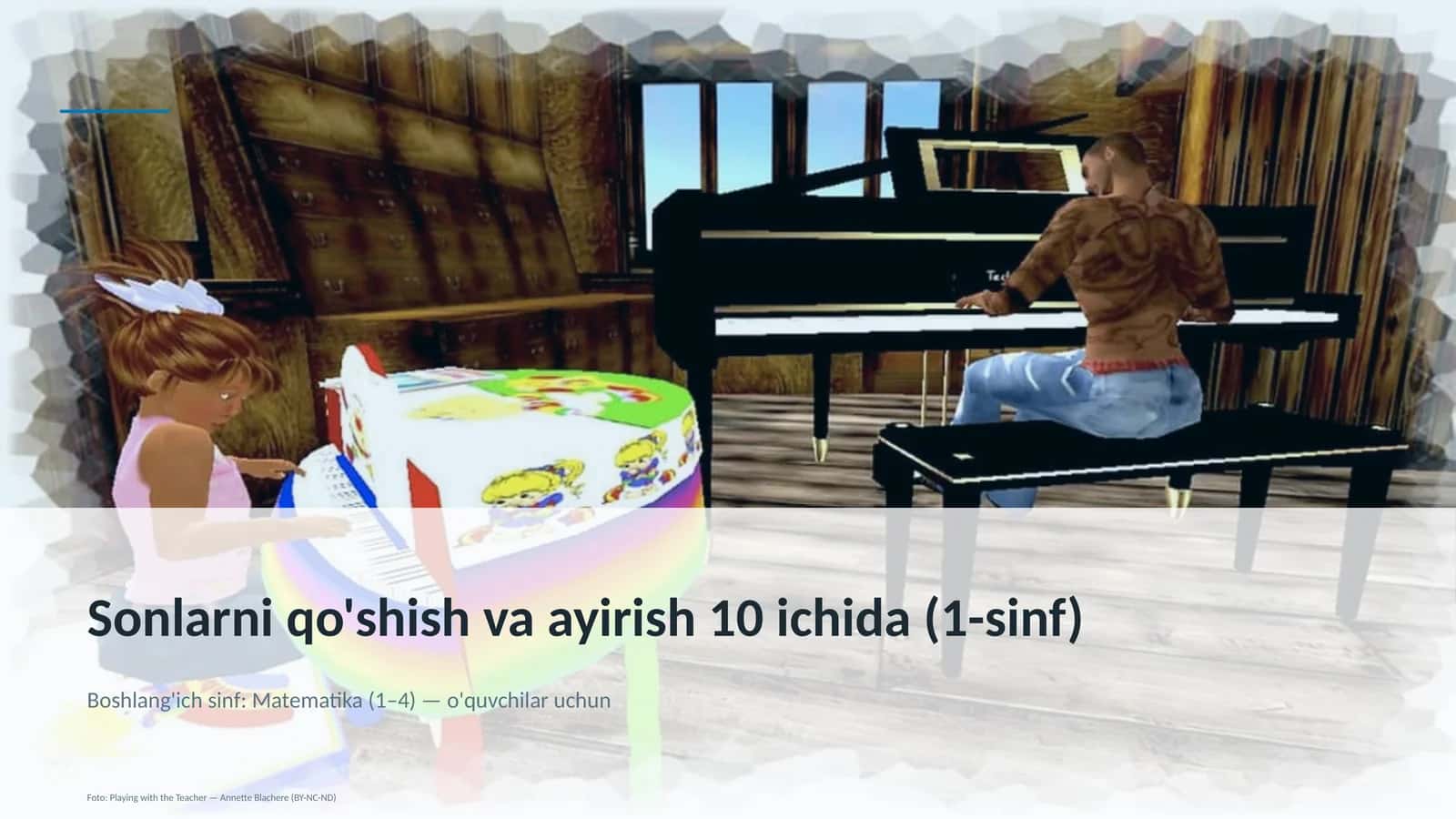 Sonlarni qo'shish va ayirish 10 ichida (1-sinf)