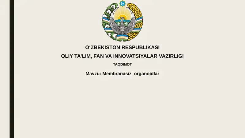 Membranasizorganoidlar