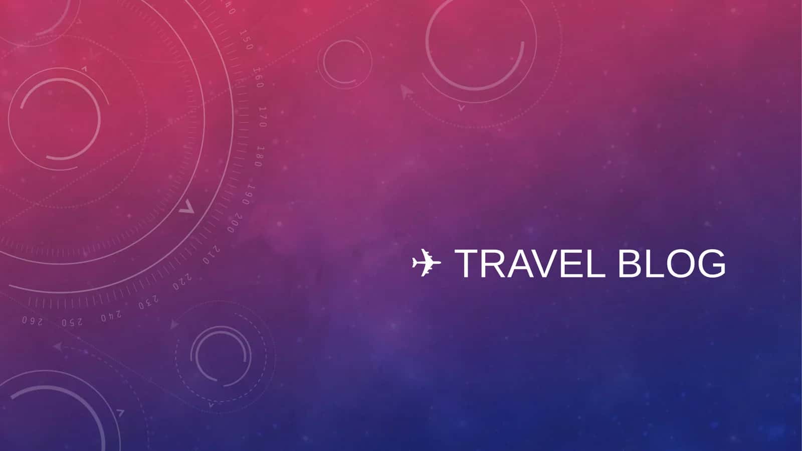 TRAVEL BLOG Taqdimot