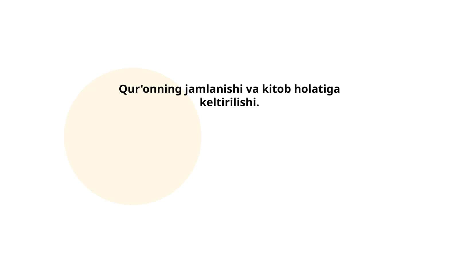 Qur'onning jamlanishi va kitob holatiga keltirilishi