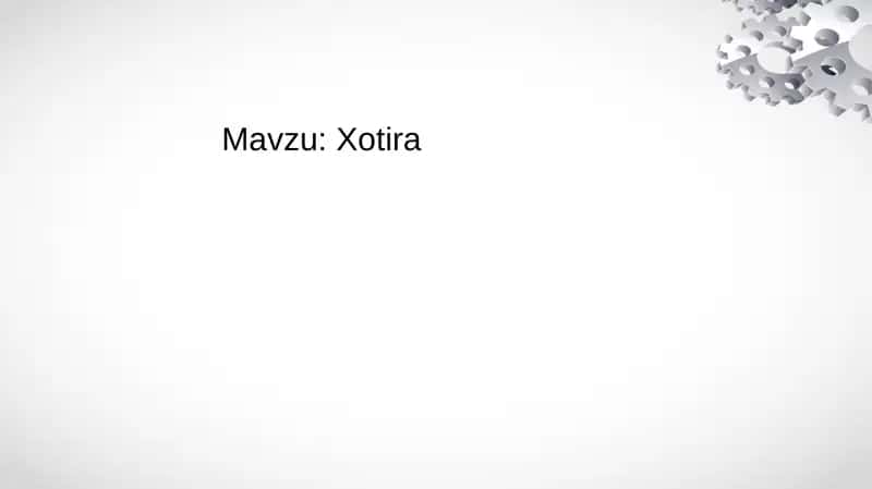 Xotira