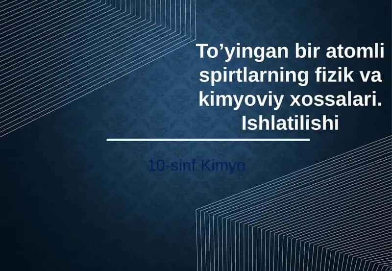 10-sinf Kimyo