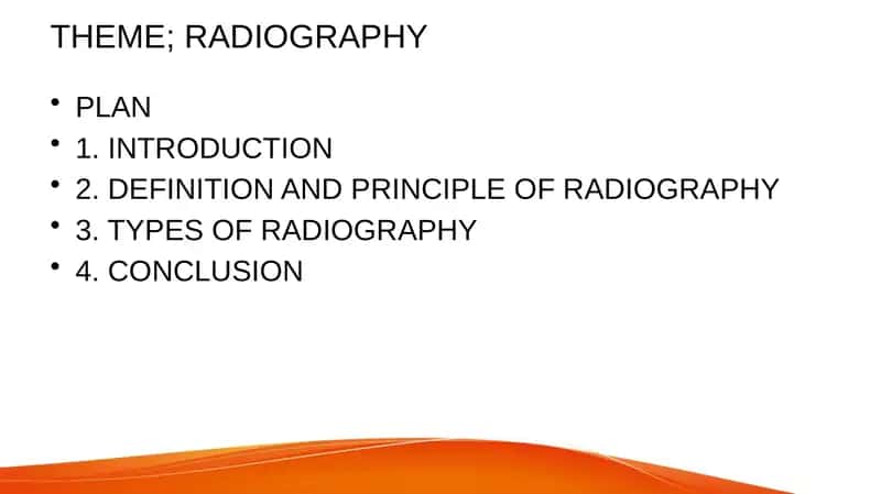 RADIOGRAPHY