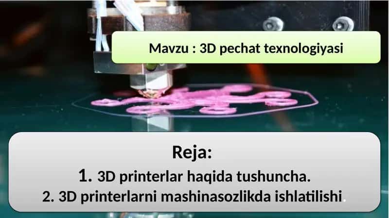 3Dpechattexnologiyasi