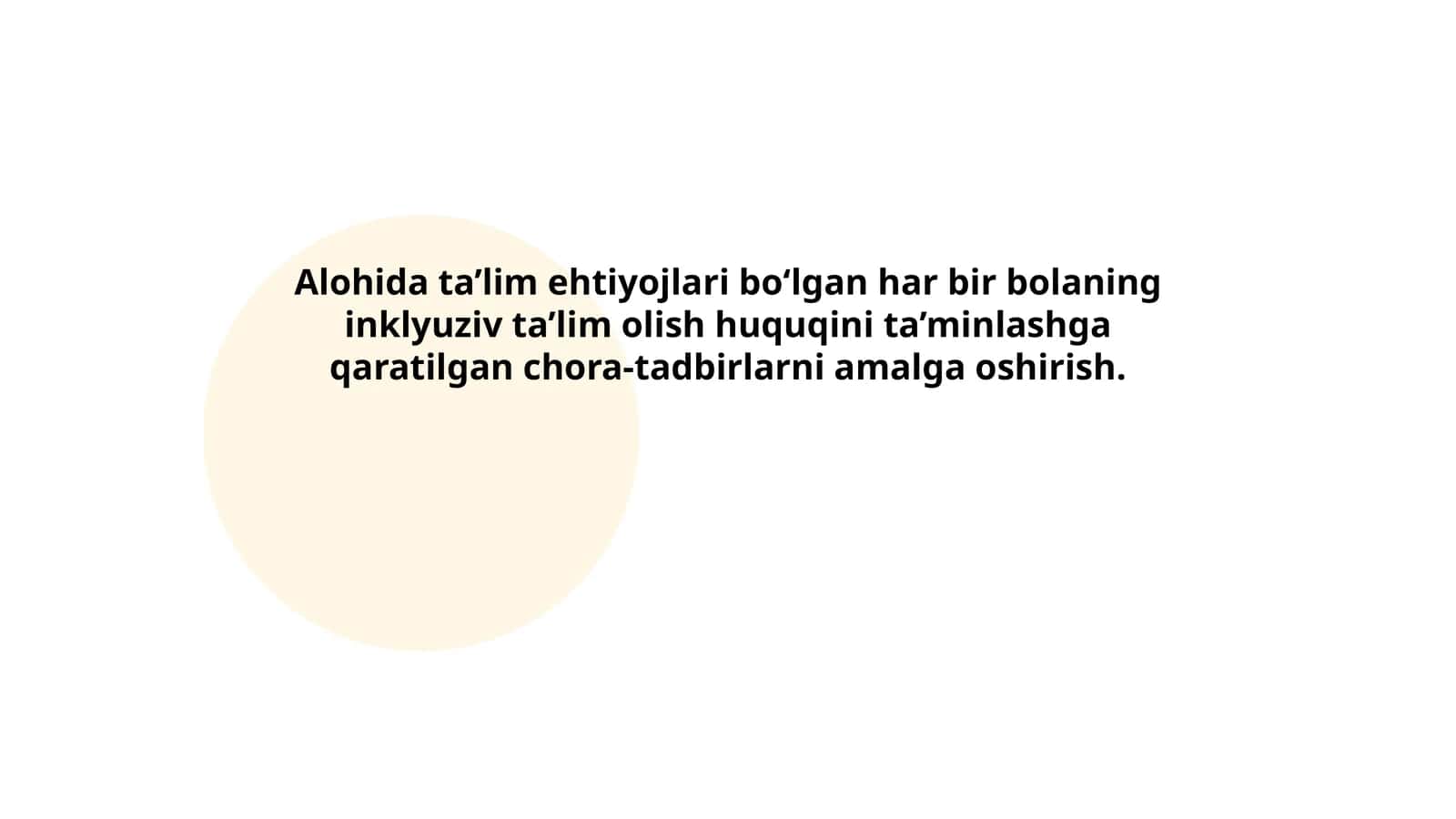 Chora-tadbirlarni amalga oshiring va inklyuziv ta'lim huquqini ta'minlang! 1