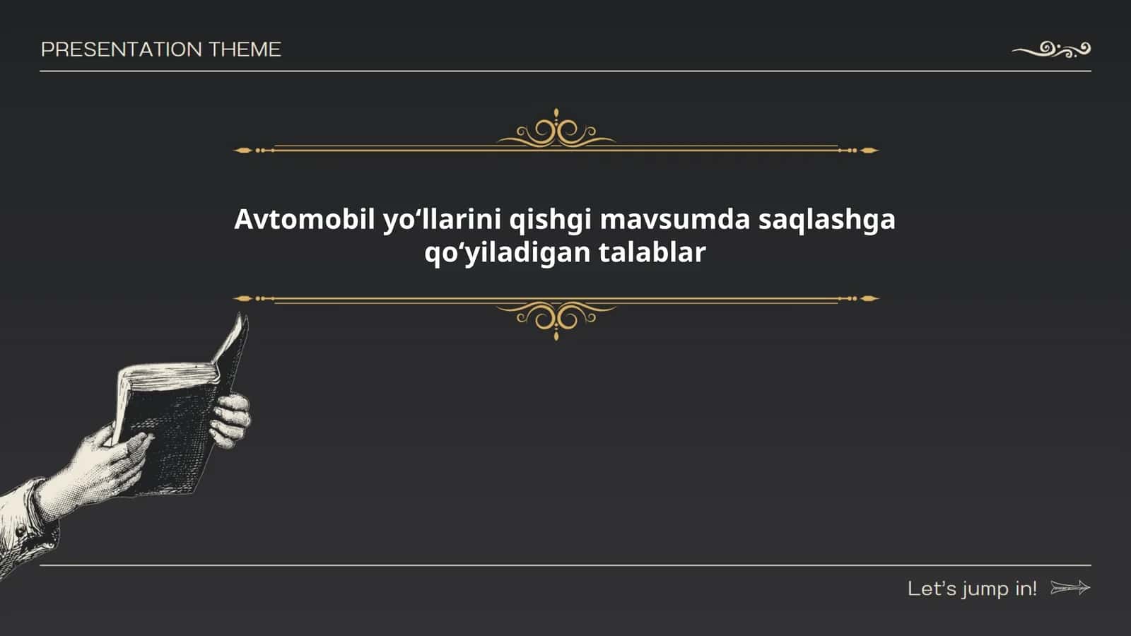 Avtomobil yoʻllarini qishgi mavsumda saqlashga qoʻyiladigan talablar