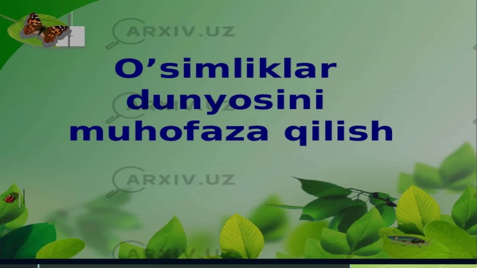 O'simlik