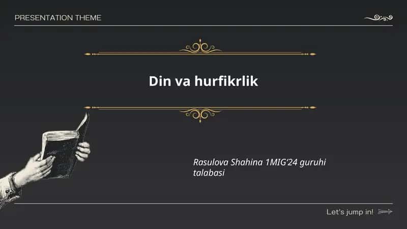 Din va hurfikrlik