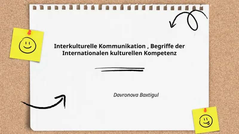 Interkulturelle Kommunikation