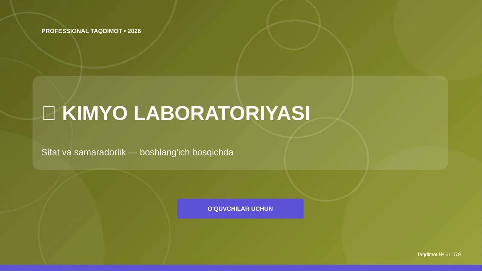 KIMYO LABORATORIYASI