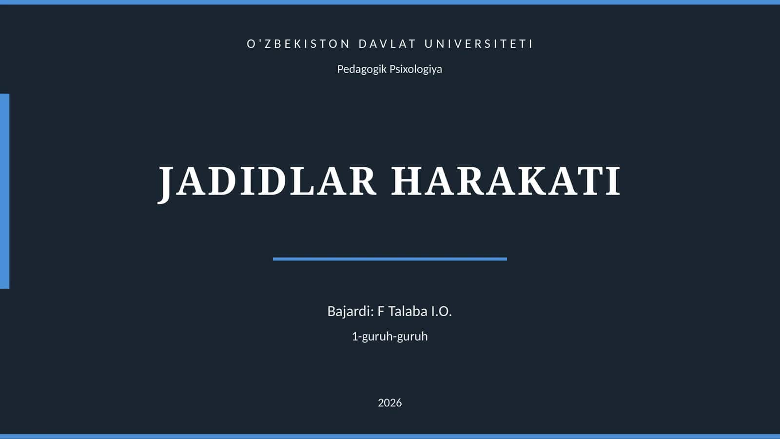 JADIDLAR HARAKATI