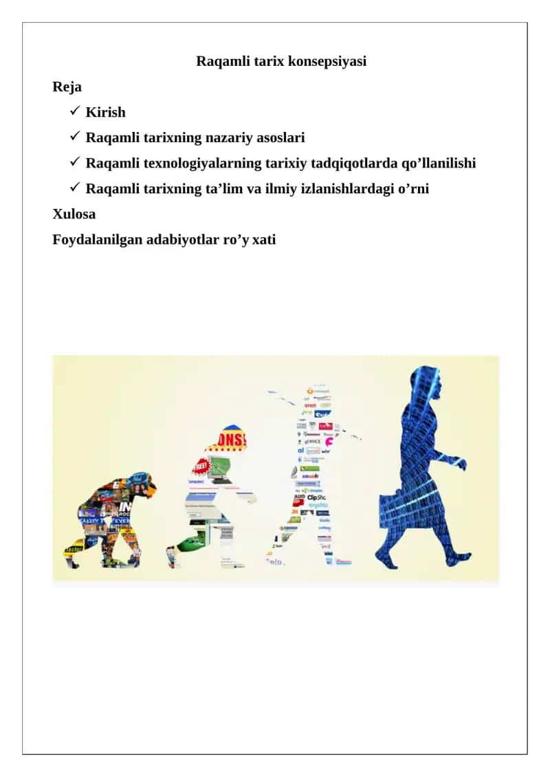 Raqamli tarix konsepsiyasi