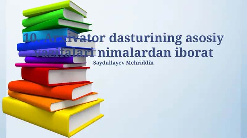 Arxivator Dasturi