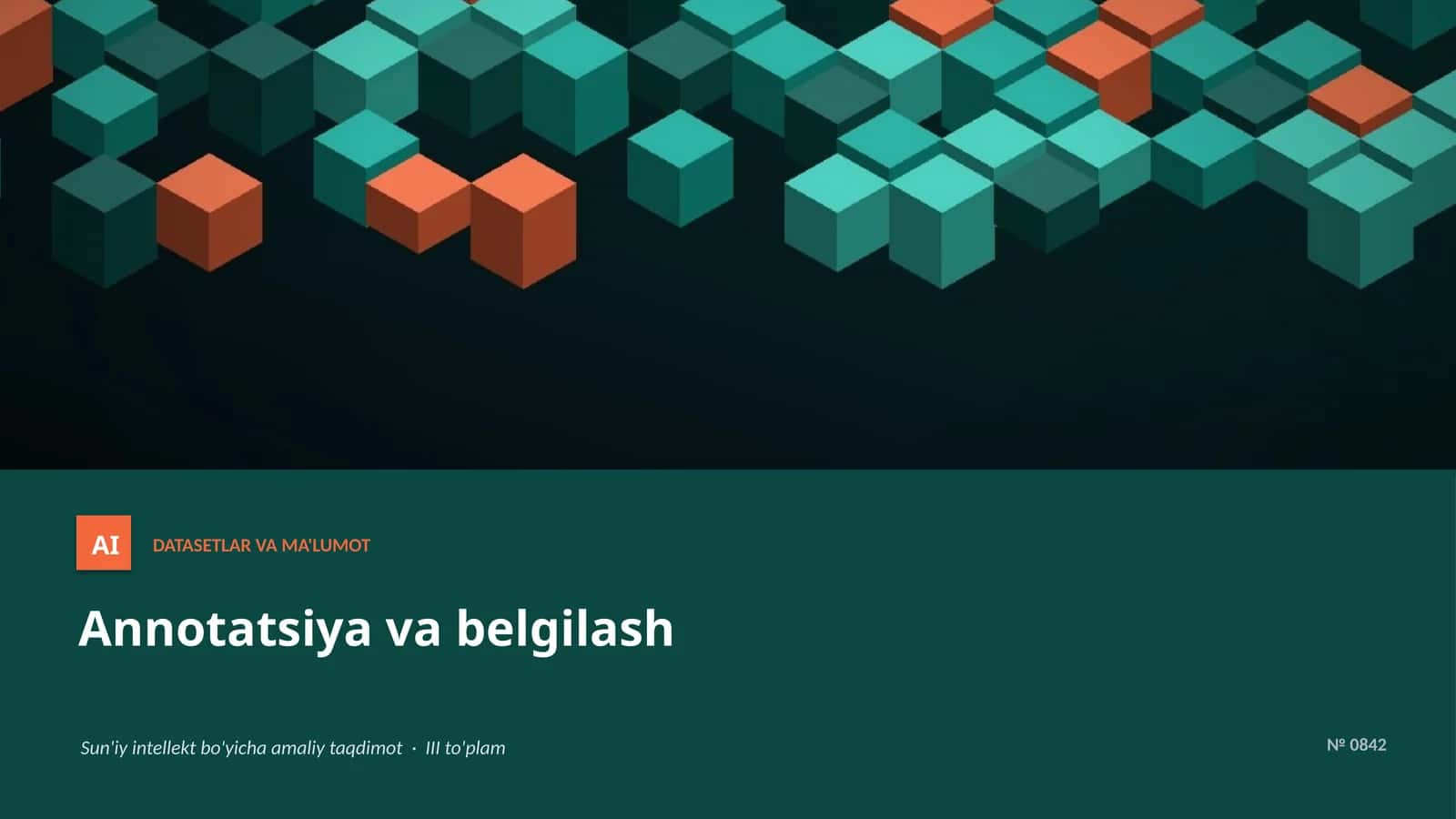 Annotatsiya va belgilash