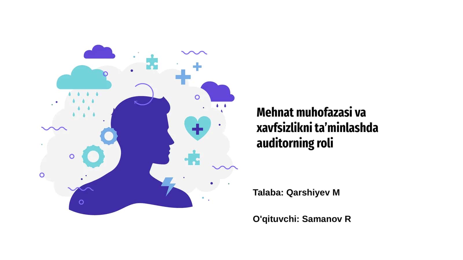 Mehnat muhofazasi va xavfsizlikni ta’minlashda auditorning roli