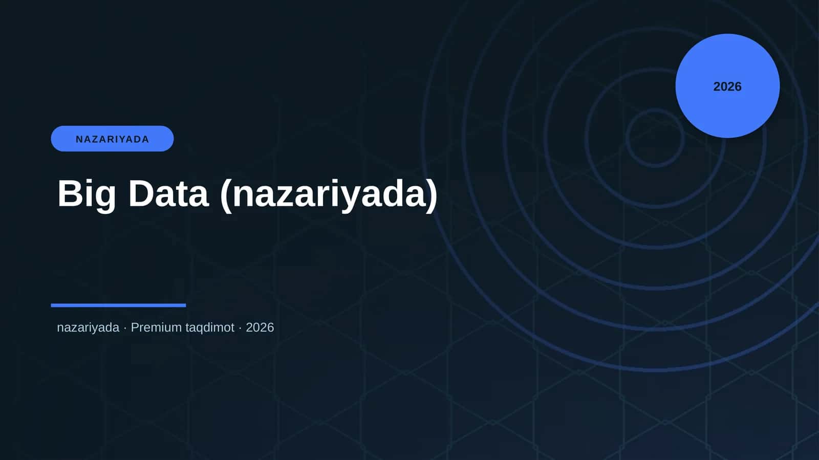 Big Data (nazariyada)