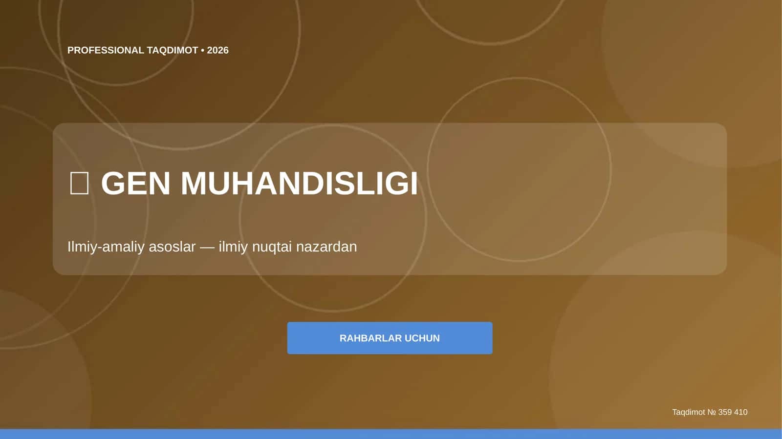 GEN MUHANDISLIGI