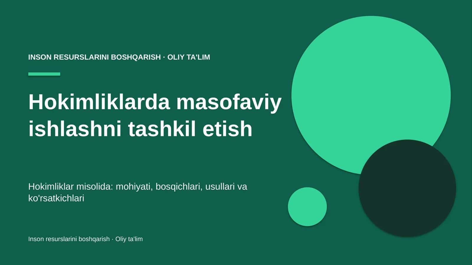 Hokimliklarda masofaviy ishlashni tashkil etish
