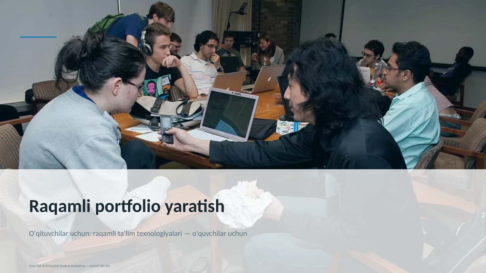 Raqamli portfolio yaratish