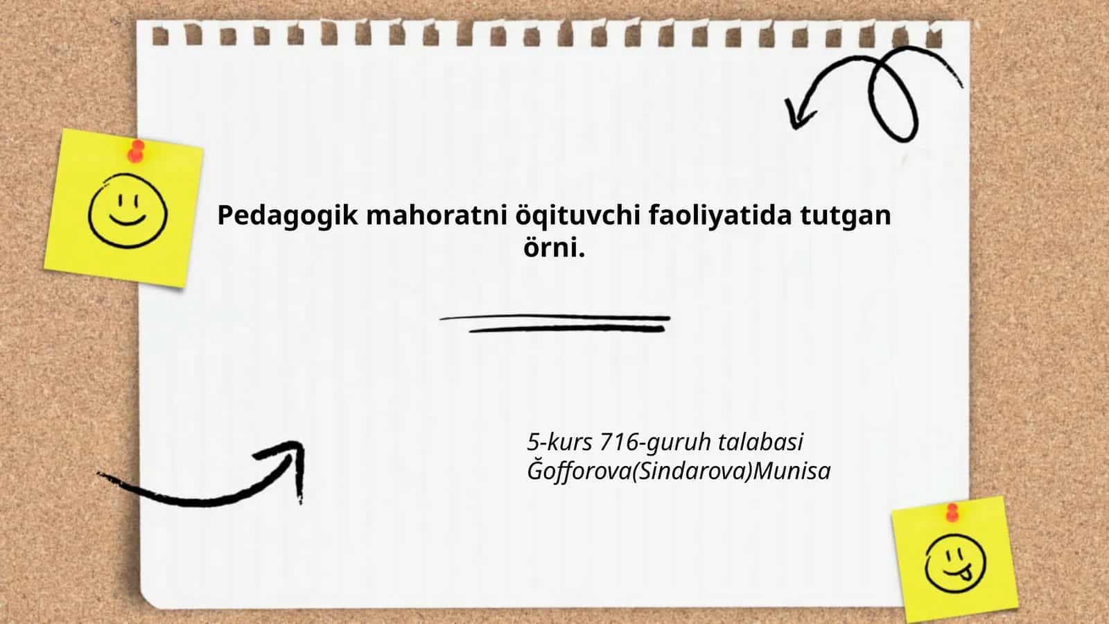 Pedagogik mahoratni o'qituvchi faoliyatida tutgan o'rni