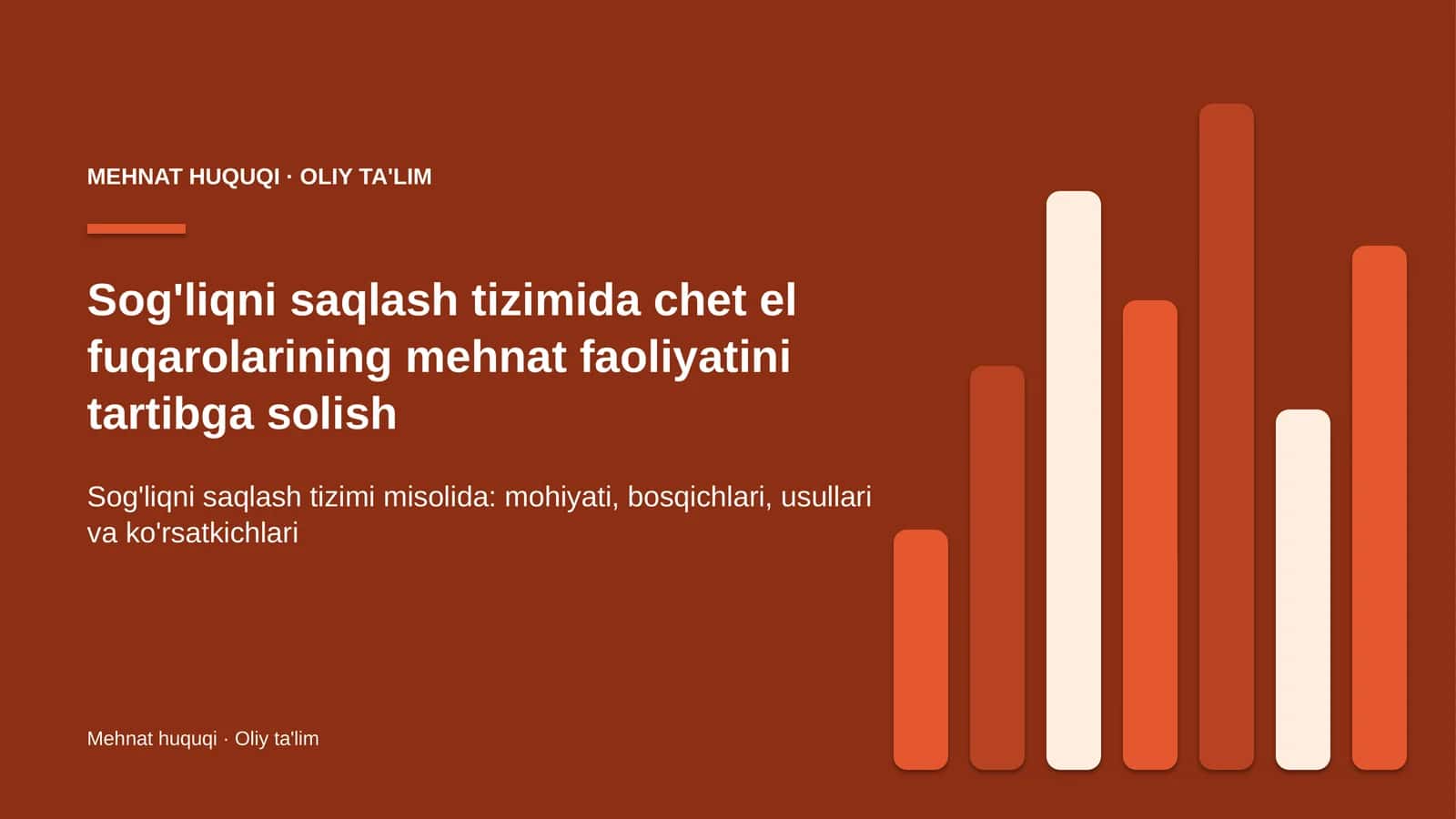sog'liqni saqlash tizimida chet el fuqarolarining mehnat faoliyatini tartibga solish 6613