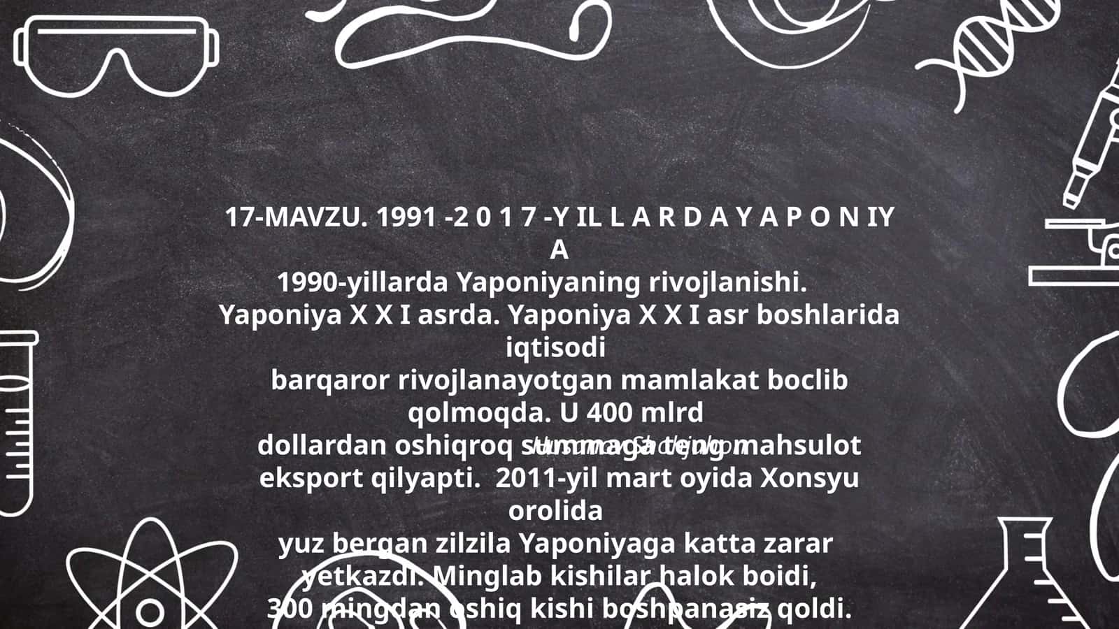 Yaponiya rivojlanishi