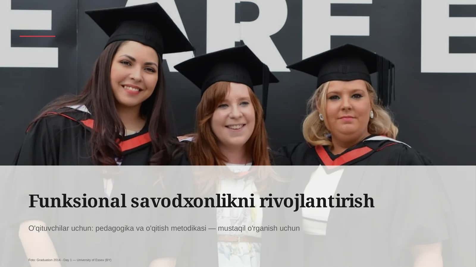 Funksional savodxonlikni rivojlantirish